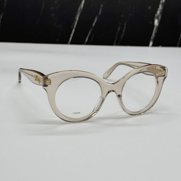 NEW LOEWE LW50074I 057 EYEGLASSES WOMEN BROWN ROUND EYEWEAR main image 7